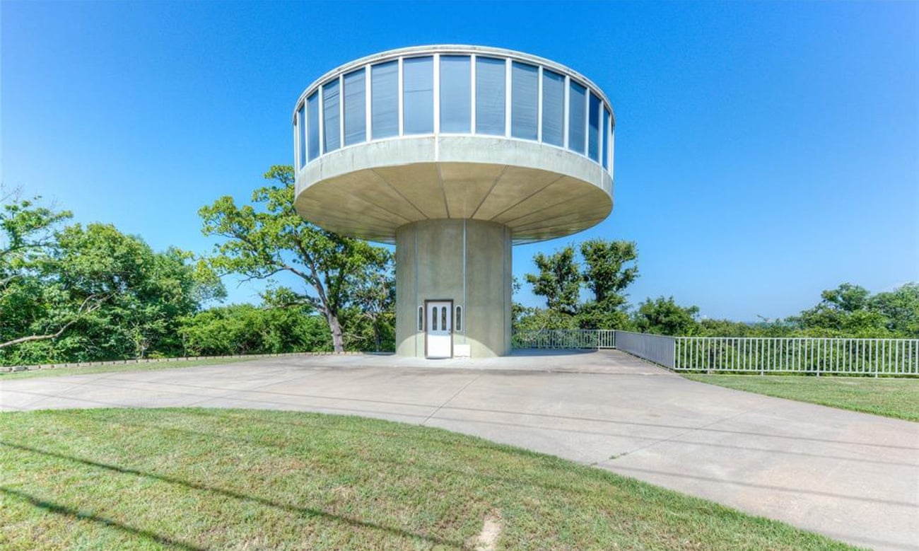 The ‘Jetsons house’ in Tulsa, Oklahoma.