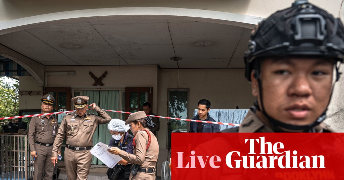 Thailand school shooting: teen suspect shot grandparents before killing several others, police say – latest updates