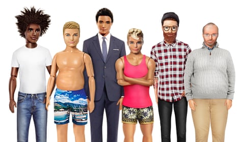 The Ken doll reimagined by Lyst.