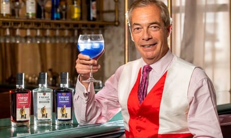 Farage raises a glass