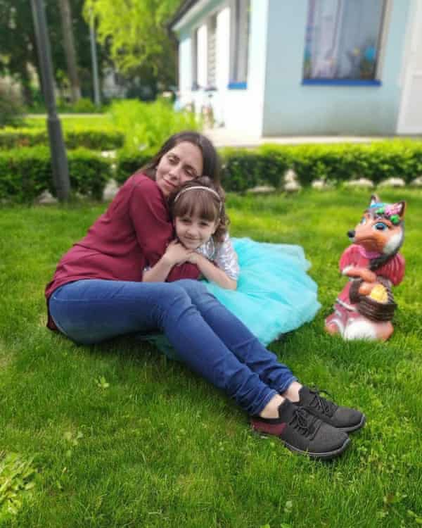 Surrogacy coordinator Yana Belozor with her daughter
