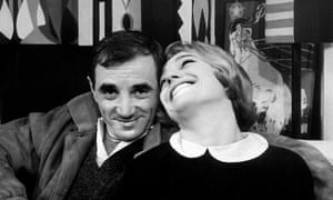 Charles Aznavour with Nicole Berger in Truffautâs Shoot the Piano Player