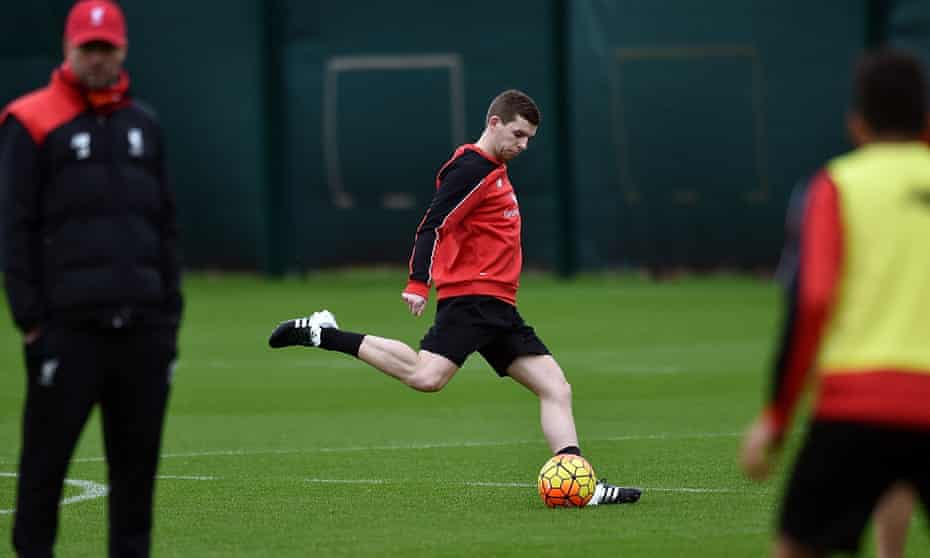 Liverpool defender Jon Flanagan back in action at Melwood after a 19-month injury lay-off. 