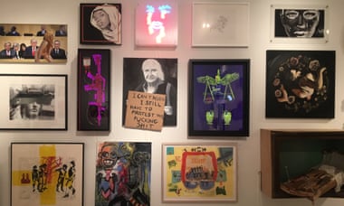 The One Year of Resistance exhibit at The Untitled Space, January 2018.