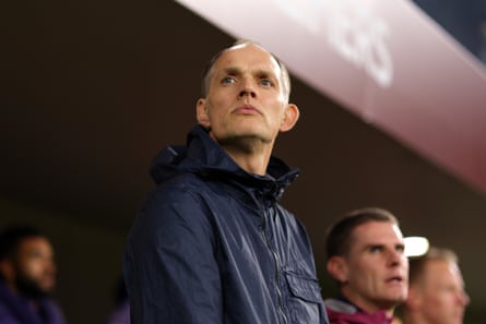 Thomas Tuchel on the sidelines