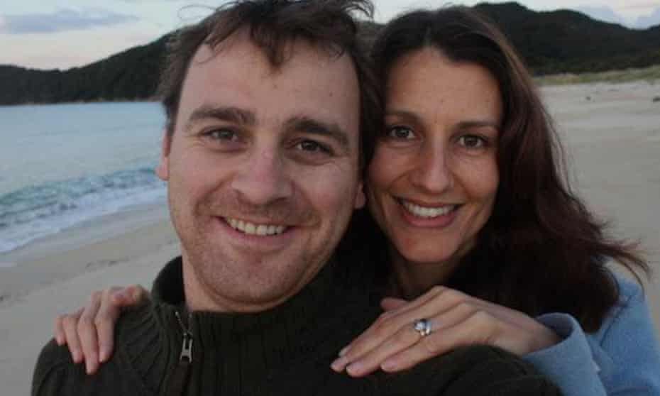 Matt Vickers and wife Lecretia Seales. Seales died of a brain tumour after fighting unsuccessfully in New Zealand to change laws on assisted dying.
