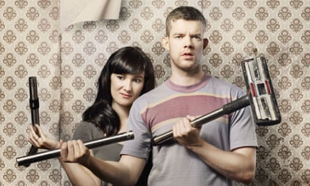 Never a chore … Sarah Solemani and Russell Tovey in Him & Her.