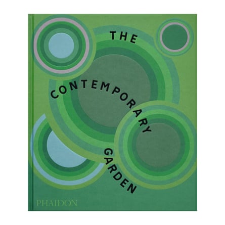 The Contemporary Garden green book cover with concentric circle design