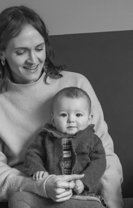 Kerry Downes and her child