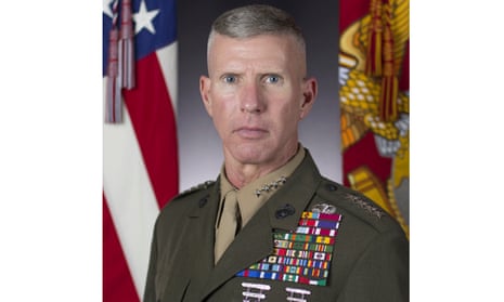 Gen. Eric Smith is shown in this undated handout photo provided by the U.S. Dept. of Defense. President Joe Biden has nominated a highly decorated Marine officer who's been involved in the transformation of the force to be the next commandant of the Marine Corps.