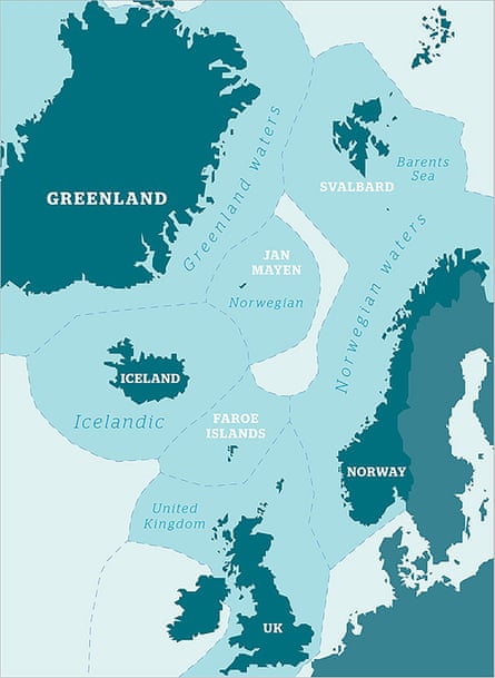 A map of northern fishing water.