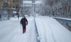 Madrid hospital staff walk for hours to relieve colleagues after snow storm