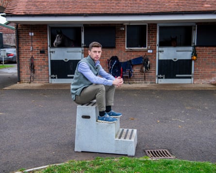 Oisin Murphy at his home in Berkshire