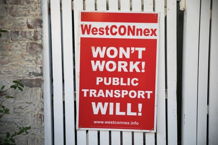 Anti WestConnex sign.
