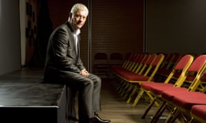 Derek Acorah preparing for a show at the Brook theatre in Soham, Cambridgeshire, 2011.
