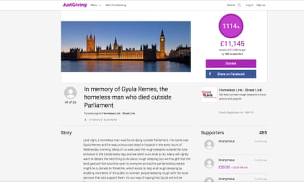 The Justgiving page in memory of Remes is still open, and has far surpassed its target.