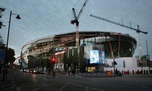 The new Spurs stadium is almost completed, but the club may not be able to settle until February