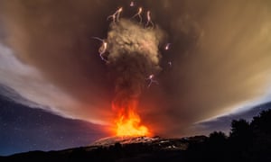 Sky lights up over Sicily as Mount Etna's Voragine crater erupts 5184