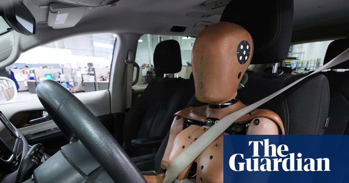 US transportation department unveils first female-modeled crash test dummy