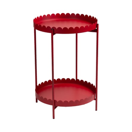 La Redoute SO’HOME Marcie Round Scalloped Edge Side Table