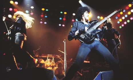 Thin Lizzy on the Thunder and Lightning tour in 1983