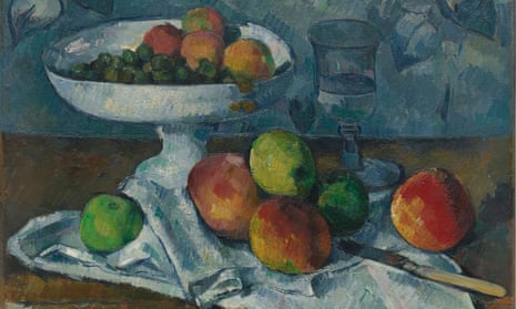 Apples, apples and apples … a detail from Cézanne’s Still Life with Fruit Dish (1879-80).