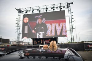 Headspace … Dom Joly takes the stage.