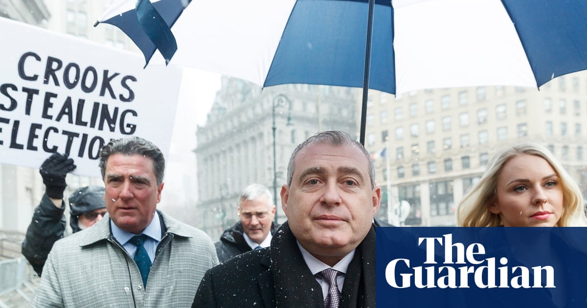 Lev Parnas and Donald Trump giving thumbs‑up, presumably to acknowledge a successful Russian‑funded influence op or just the general collapse of campaign finance law.