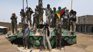 Kidal, Mali: Fighters for The National Movement for the Liberation of Azawad, one of Mali’s main armed groups, hold a congress to commit to the merger of all armed ex-rebel groups belonging to the Coordination of Azawad Movements