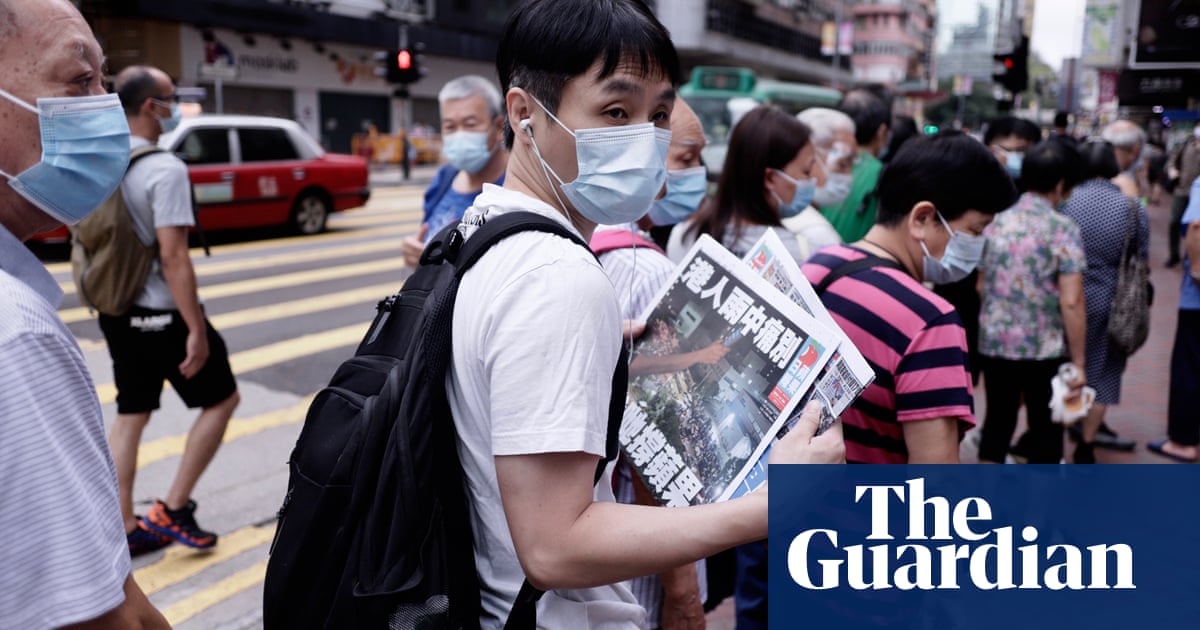 ‘Painful farewell’: Hongkongers queue for hours to buy final Apple Daily edition