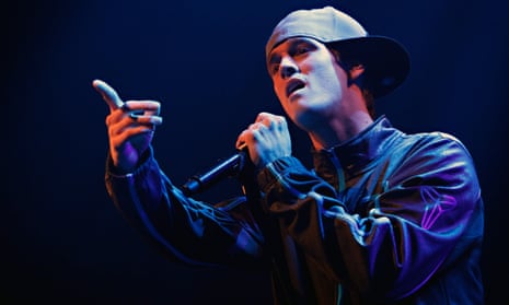 Aaron Carter performing in New York in 2012.