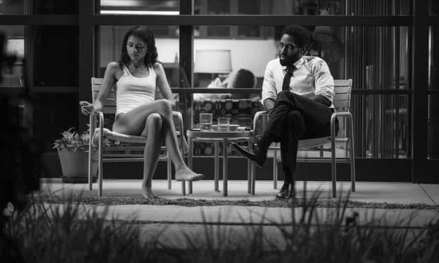 Shot on the fly … Zendaya with John David Washington in Malcolm & Marie.