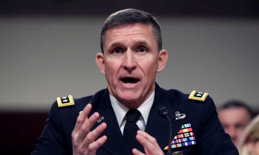 Michael Flynn as director of the Defense Intelligence Agency in 2014, the year in which he was warned that his acceptance of foreign money might violate federal law.