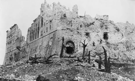 The Benedictine abbey of Monte Cassino lies in ruins after one of the longest and deadliest battles of the second world war.