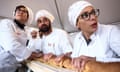 French bakers with a big baguette