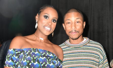 Issa Rae and Pharrell Williams