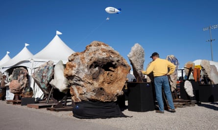 The Tucson Gem and Mineral Show in 2012.
