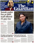 Guardian front page, Friday 5 March 2021