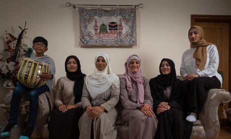 Katie Freeman, third from right, in My Week as a Muslim
