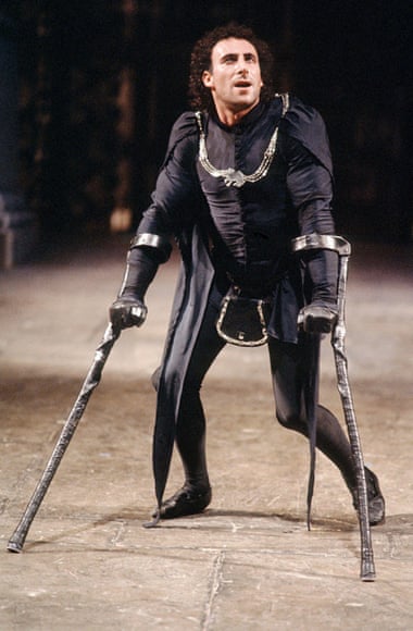 Olivier-winning ‘bottled spider’ … Antony Sher as Richard III in 1985.