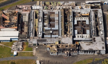 Damage to New Zealand’s Waikeria Prison, after a six-day standoff that ended on 3 January 2021