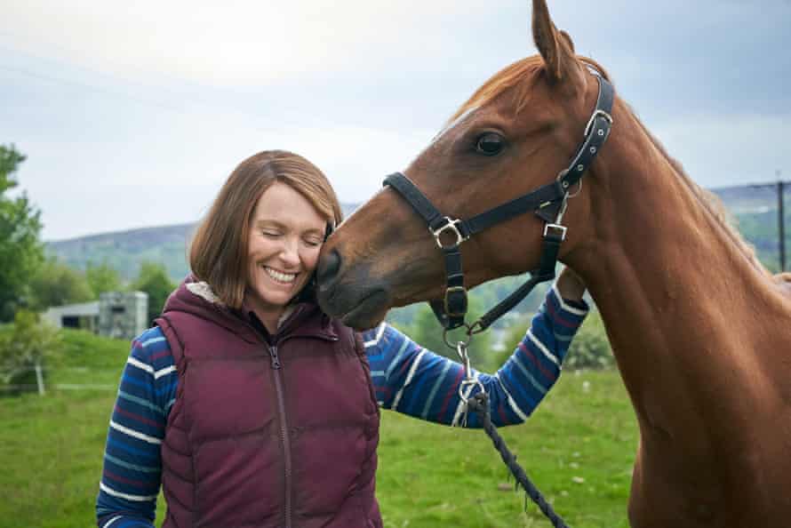 Toni Collette in a scene with the film’s Dream Alliance.