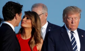 Melania S Ready To Risk It All First Lady S Trudeau Encounter Delights Internet Us News The Guardian