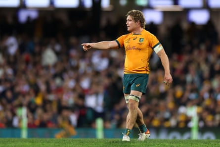 Michael Hooper under testen mot England på SCG tidligere i år.