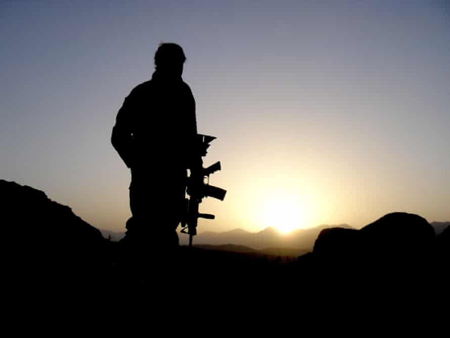 A Special Operations Task Group soldier in Kandahar province, Afghanistan