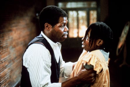 Danny Glover and Whoopi Goldberg in The Color Purple.