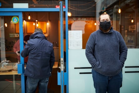 Andy Gallanders, a cafe owner, thinks people will cross the border during the lockdown in England.