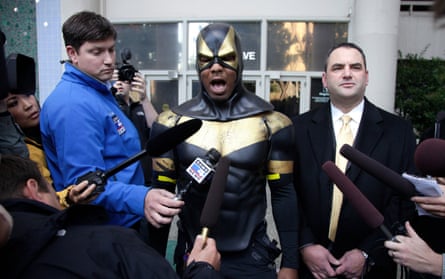 Ben Fodor AKA the costumed crusader Phoenix Jones.