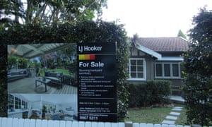 A home for sale in the Sydney suburb of Chatswood, after an auction was abandoned in June.