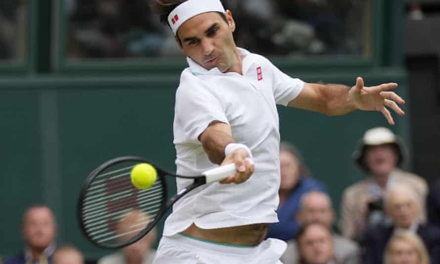 Roger Federer rolls back the years to reach 18th Wimbledon quarter-final |  Wimbledon | The Guardian